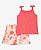 Conjunto Alcinha Floral Rosa - 3T (3 a 4 anos) - Carter's - Imagem 1