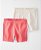Kit 2 Shorts Rosa/Branco - RN - Little Planet - Imagem 1