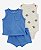 Conjunto Dino Azul - 3m (1 a 3 meses) - Carter's - Imagem 1