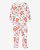 Pijama Macacão Floral Coral - 3T (3 a 4 anos) - Carter's - Imagem 1