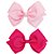 Kit 2 Laços com Presilha Tons de Rosa- Buba - Imagem 1