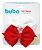 Kit 2 Laços com presilha Vermelho/Branco - Buba - Imagem 3
