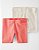 Kit 2 Short Rosa/Branco - 4T (4 a 5 anos) - Little Planet - Imagem 1