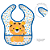 Babador com Bolso Tigrinho - Buba - Imagem 2