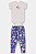 Conjunto Body Calça Azul Flores - Tam GG - Up Baby - Imagem 1