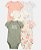 Kit 5 Bodys Cavalo/Flores - RN - Carter's - Imagem 1