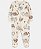 Pijama Construção Creme - 3m (1 a 3 meses) - Carter's - Imagem 1