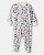 Pijama Floral Rosa/Azul - 6m (3 a 6 meses) - Carter's - Imagem 1