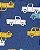 Kit 4 Bodys Carros Azul/Amarelo - 3m (1 a 3 meses) - Carter's - Imagem 4