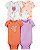 Kit 5 Bodys Balão Laranja/Roxo -24m(18 a 24 meses)- Carter's - Imagem 1