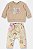 Conjunto Blusão Good Memories Bege - Tam M - Up Baby - Imagem 1