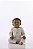 Conjunto Body Calça Xícara/Flores Rosinha - Tam G - Up Baby - Imagem 2