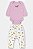 Conjunto Body Calça Esquilo Rosa - Tam RN - Up Baby - Imagem 1