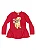Conjunto Blusa Sweet Flowers Vermelho - Tam 6 - Quimby - Imagem 6