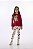 Conjunto Blusa Sweet Flowers Vermelho - Tam 4 - Quimby - Imagem 2