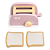 Brinquedo de Madeira Kit Torradeira Rosa - Bup Baby - Imagem 3
