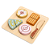 Brinquedo de Madeira Kit Lanchinho Com Corte - Bup Baby - Imagem 1