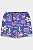 Short em Suedine Flores Azul - Tam M - Up Baby - Imagem 1