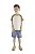 Camiseta Bege/Natural - Tam 2 - Up Baby - Imagem 3