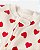 Pijama Macacão Creme Corações - 3m (1 a 3 meses) - Little Planet - Imagem 2