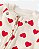 Pijama Macacão Creme Corações - 3m (1 a 3 meses) - Little Planet - Imagem 3