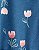 Conjunto Body Calça Floral Rosa/Azul - 3m (1 a 3 meses) - Carter's - Imagem 3