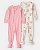 Kit 2 Macacões Sorvete Rosa - 2T (2 a 3 anos) - Carter's - Imagem 1