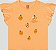 Conjunto Short Laranja Pessego Tam 1 - Up Baby - Imagem 2