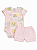 Conjunto Body/Shorts Babadinho Limão - Tam 1 - Mini & Co - Imagem 1