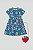 Vestido Azul Morango com Bolsa - Tam 1 - Up Baby - Imagem 1