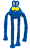 Coelho Puxa Puxa Azul - Imagem 2