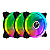 KIT COOLER P/ GABINETE 12X12 BRAZILPC BPC-KDL-ARGB C/ 3xRGB/HUB CONT/CONTROLE BOX   I - Imagem 1