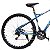 BICICLETA TRONOS MTB ALUMINIO LG19 POL/ GARFO C/ AMORT/21 VELOC/ARO 29/AZUL-VERDE BOX - Imagem 2