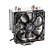 COOLER DEX DX-2011 GAMER (INTEL/ AMD) 70.0 CFM 4 HEAT PIPES LED AZUL BOX - Imagem 2