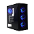GABINETE ATX BRAZIL PC GAMER BPC-T02B PRETO COM 4 COOLER  1xUSB3.0 | 2xUSB | LATERAL DE VIDRO | FRENTE MASH - Imagem 1