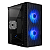 Gabinete Gamer BrazilPC BPC-N14B Micro-ATX Preto com 2 Coolers, Lateral em Acrílico e Frente Mesh - Imagem 1