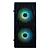 GABINETE MATX BRAZILPC GAMER BPC-N14B PRETO C/2 COOLER (2xUSB/1XAUDIO//LATERAL DE ACRILICO/FRENTE MASH) - Imagem 2