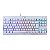 TECLADO USB REDRAGON K568W-RGB GAMER MECANICO DARK AVENGER RGB (SWITCH VERMELHO) BRANCO BOX - Imagem 1
