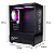 Gabinete Gamer BrazilPC BPC-3G310 MATX Preto Vidro 3 Coolers Rainbow Sem Fonte - Imagem 2