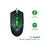 MOUSE C/FIO USB 5+ GAMER START 2.0 MG-03G 800 DPI PRETO/VERDE BOX - Imagem 2