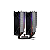 COOLER BRAZILPC GAMER CL-SA02B 6 HEATPIPE 250W LED P/ INTEL/AMD (115x/1200/1700/AMx) BOX IMPO - Imagem 2