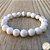 Pulseira de Howlita Branca (esfera) - Imagem 2