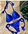 Biquíni Santorini Azul Royale Luxury Collection Empina Bumbum - Imagem 1