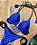 Biquíni Santorini Azul Royale  com Preto Luxury Collection Empina Bumbum - Imagem 3