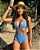 Body Mykonos Renda Azul Candy Neon Handmade Collection - Imagem 3