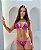Biquíni Santorini Animal Print Rosa  Reversível e Empina Bumbum - Imagem 1
