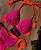 Biquíni Santorini  Rosa com Laranja Neon Empina Bumbum e Reversível - Imagem 2