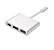 ADAPTADOR TIPO C 3 EM 1 HDMI COM USB - Imagem 1