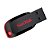 Pendrive SanDisk Cruzer Blade 32GB 2.0 preto e vermelho - Imagem 1
