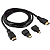 Cabo Hdmi 1.5m It-blue Kit Adaptadores 3 Em 1 Le-6623 - Imagem 1
